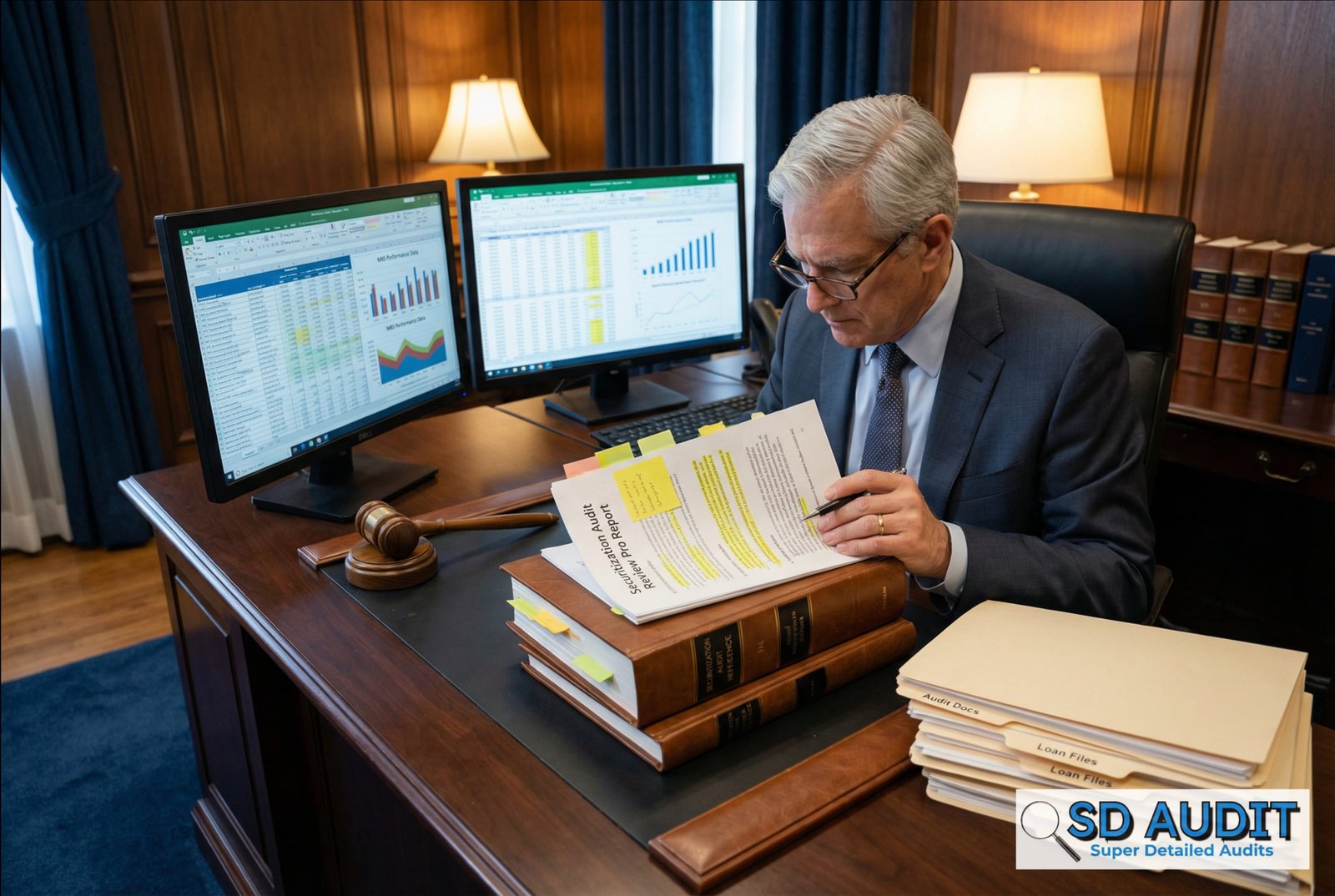 Securitization Audit Pro review 2026 - senior financial expert analyzing securitization audit pro report