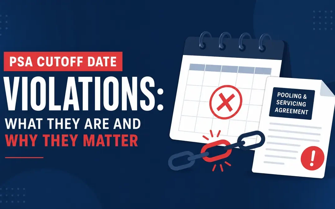 PSA Cutoff Date Violations: What They Are and Why They Matter in Securitized Loan Cases