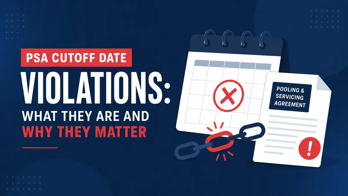 PSA Cutoff Date Violations: What They Are and Why They Matter in Securitized Loan Cases