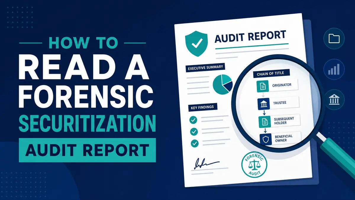 How to Read a Forensic Securitization Audit Report