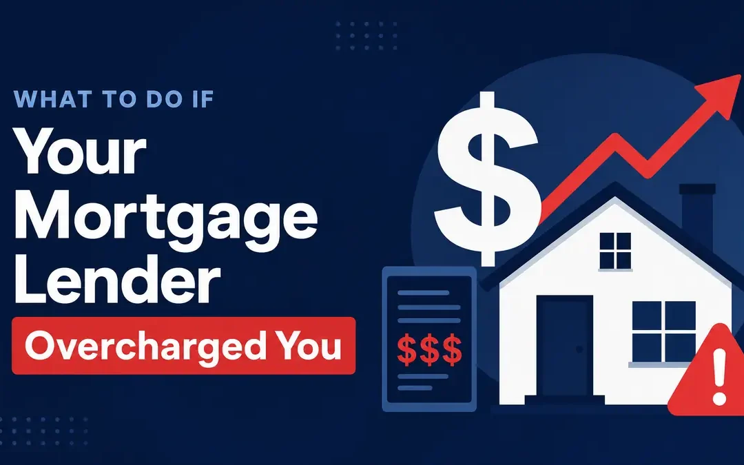 What to Do If Your Mortgage Lender Overcharged You