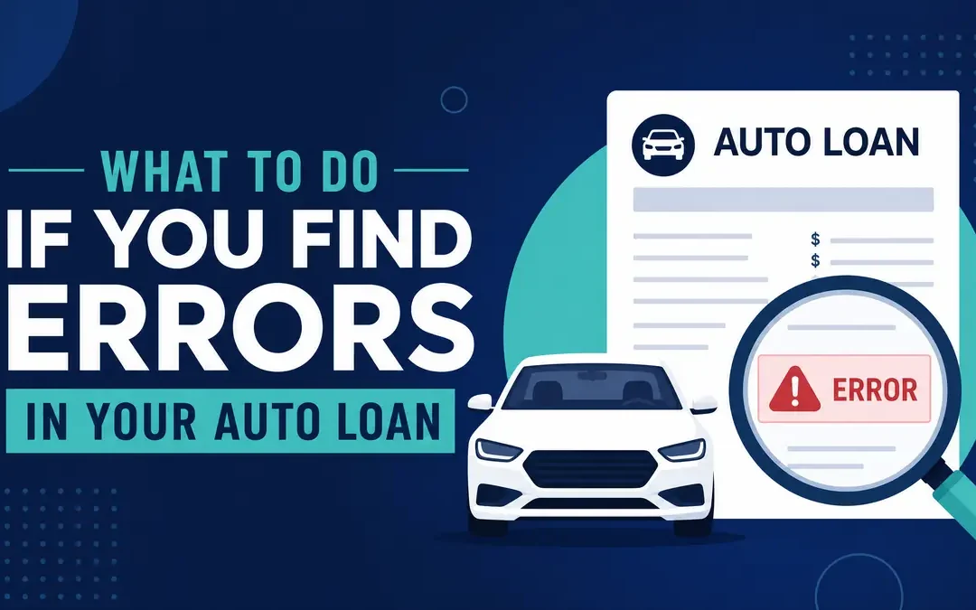 What to Do If You Find Errors in Your Auto Loan