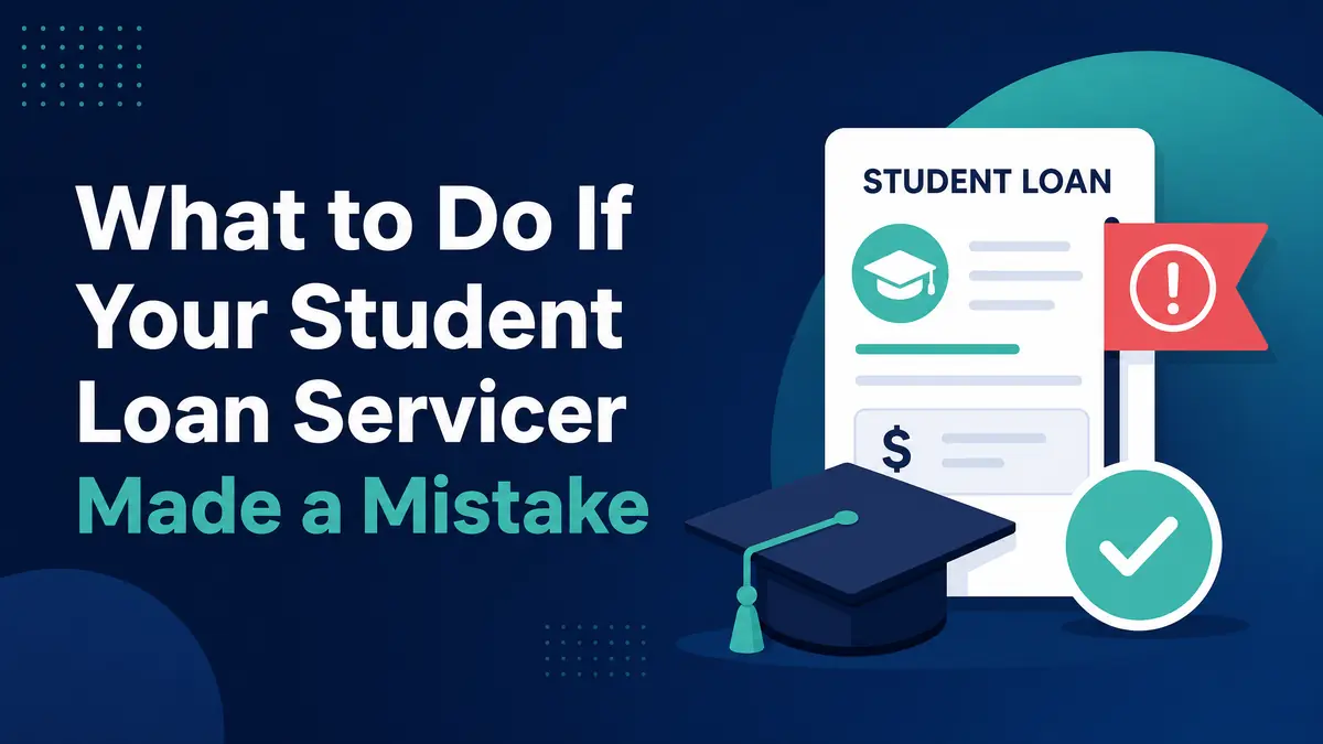 What to Do If Your Student Loan Servicer Made a Mistake