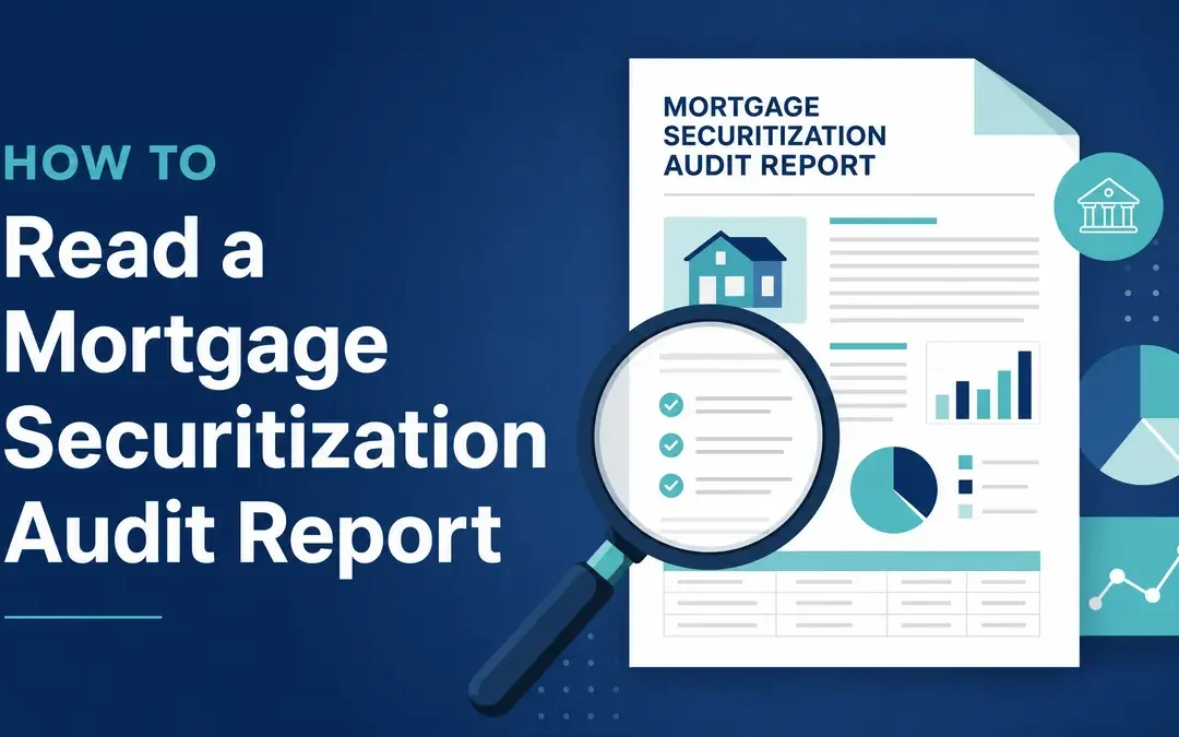 How to Read a Mortgage Securitization Audit Report
