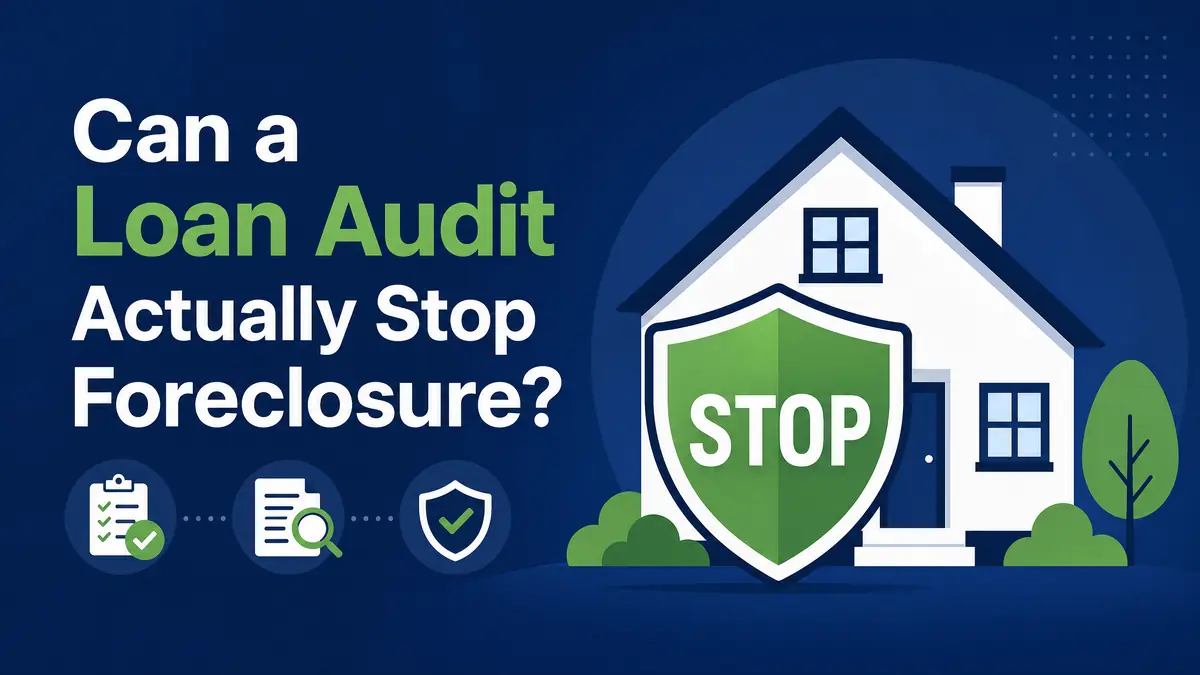 Can a Loan Audit Actually Stop Foreclosure?