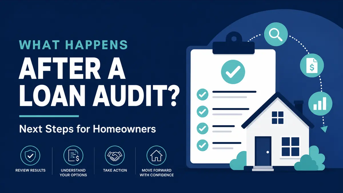 What Happens After a Loan Audit? Next Steps for Homeowners